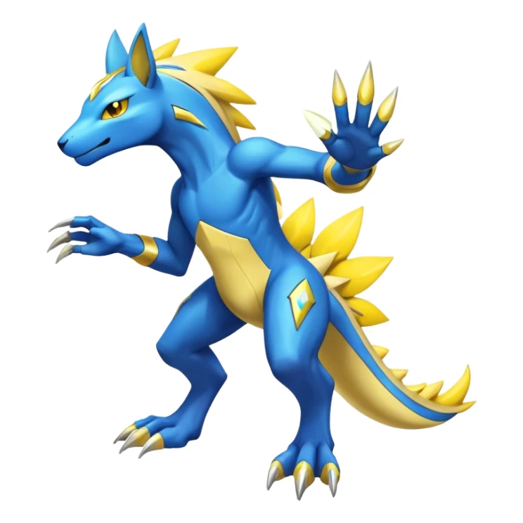 Manectric-Lucio-Fakémon-hybrid-creature (full body)  sticker
