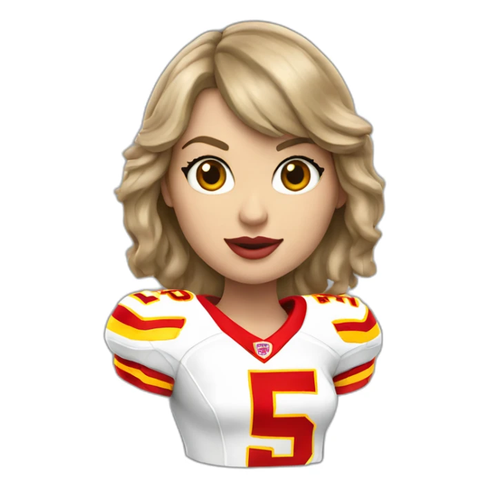 Taylor-Swift-kansas-city-chiefs sticker