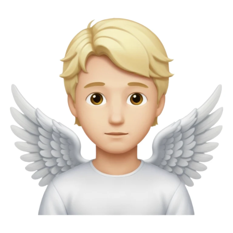  male angel wiwith wings sticker