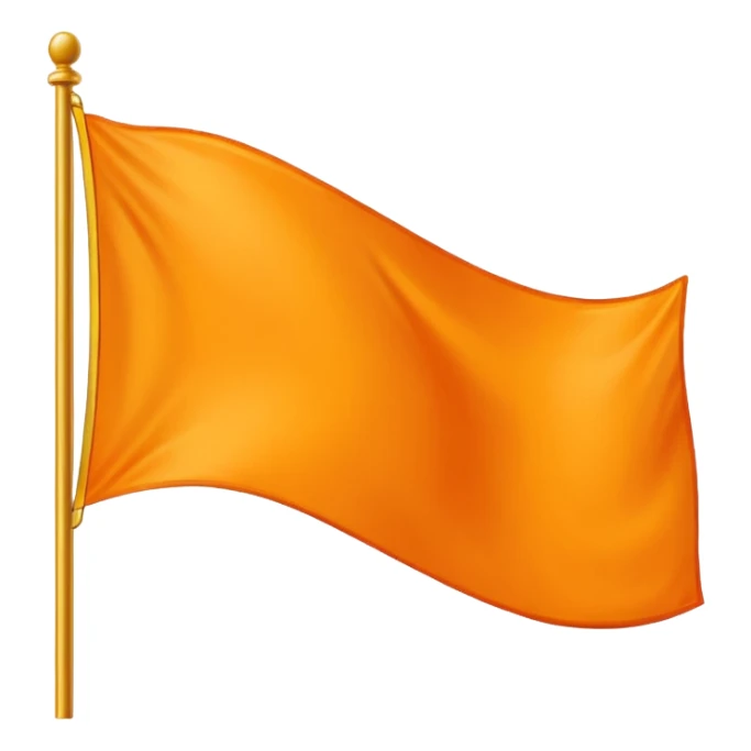I want orange flag emoji represents hinduism sticker