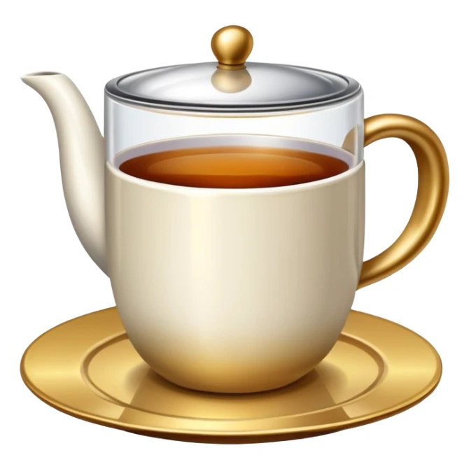 A watch dipped in a cup of hot tea sticker