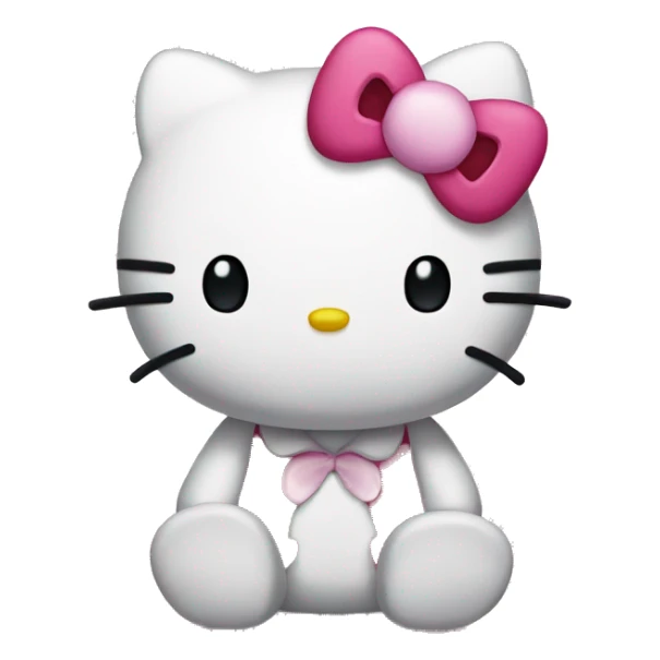 Sad hello kitty sticker