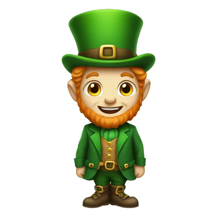 little leprechaun   sticker