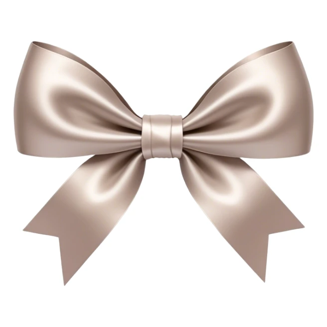 One extremely stretched, straight, ultra-thin ribbon bow, no extra curves, no fluff, no puff, NO ROUNDNESS, only a sharp, elongated and delicate bow, minimalist and sleek sticker