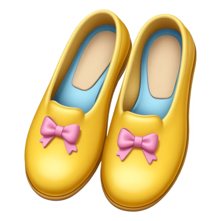 Butterbirne realistisch mit Hausschuh in der hand sticker