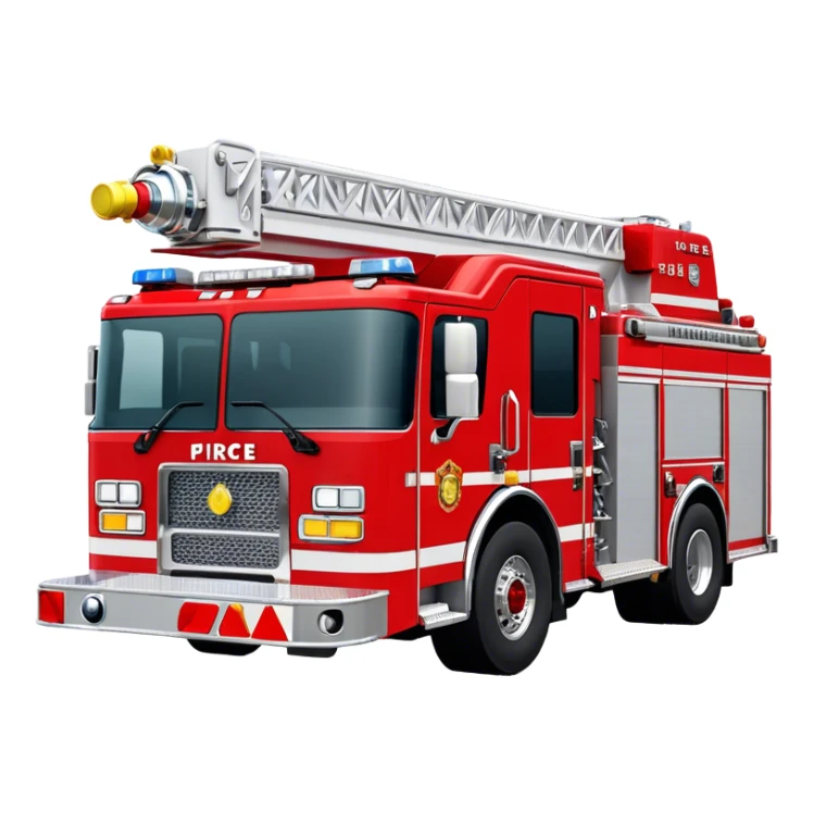 Fire Engine - Pierce Enforcer Pumper (Model Year: 2021) (Iconic colour: Red) sticker
