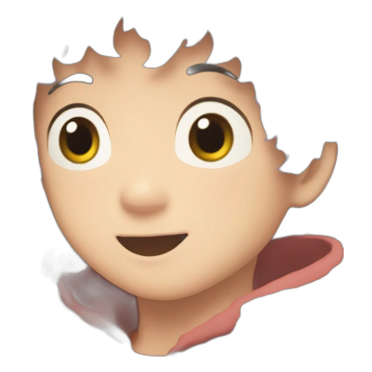 Ponyo of Ghibli anime sticker