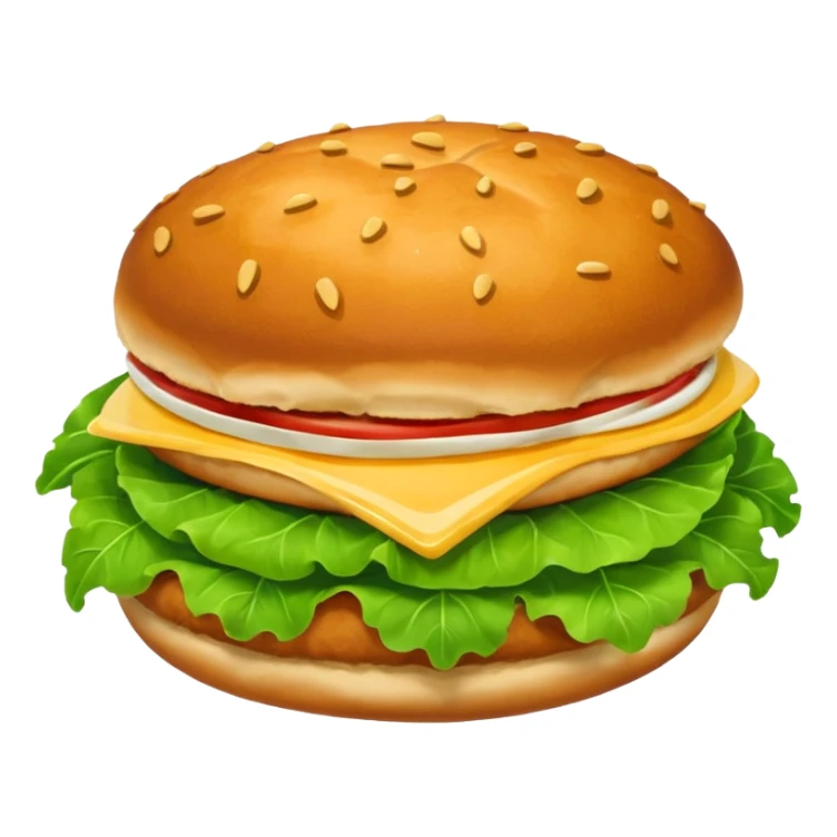 Schnitzelbroetchen mit Salatblatt, keine extra Sachen sticker