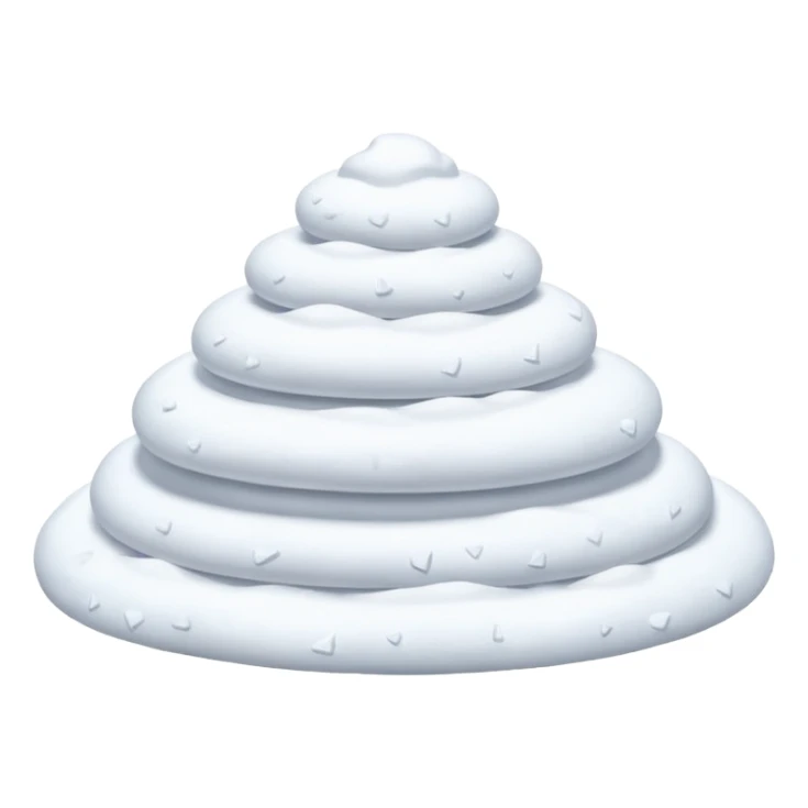  snow accumulated, no balls sticker