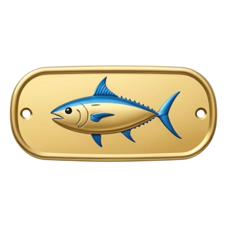name plate that says “Tuna’s personal assistant” sticker