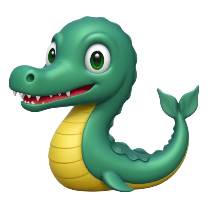 Create an emoji of Lochness monster sticker