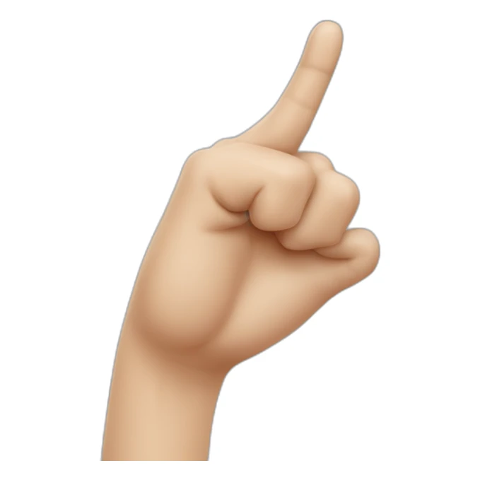 nose with finger hanging out of it sticker