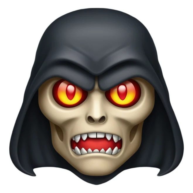 Create an emoji of doom with the sigma cool look sticker