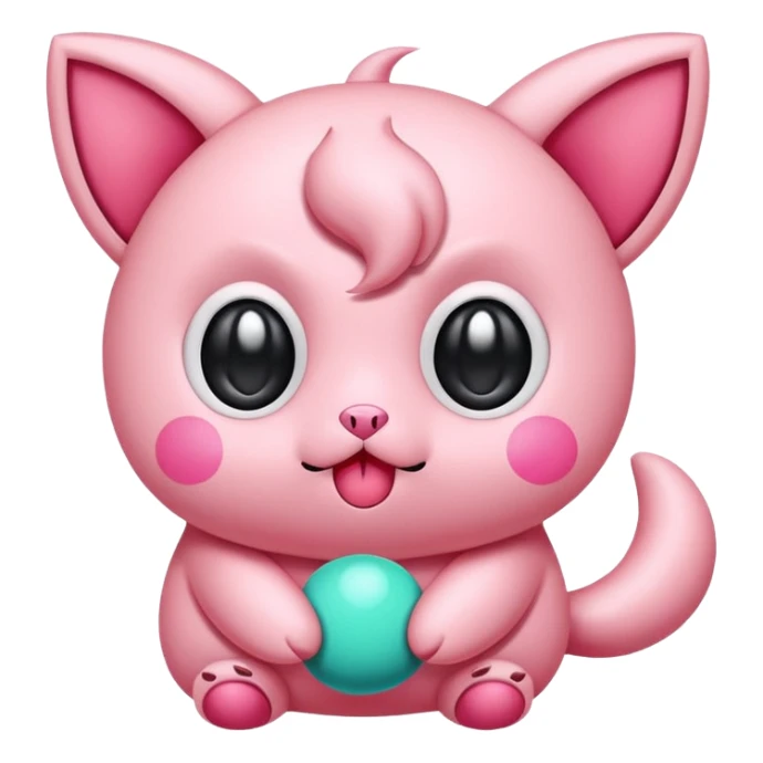Jigglypuff-Pancham-Elgyem-fusion  sticker