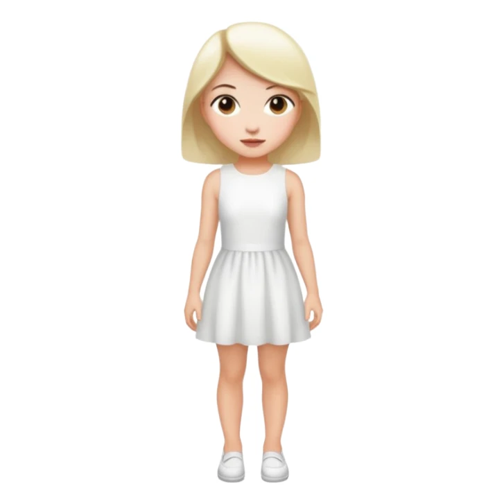 A girl in super short dress sticker