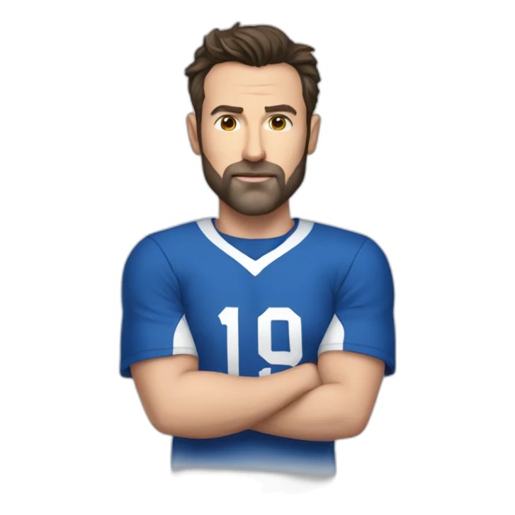 Ben affleck wearing alhilal shirt sticker