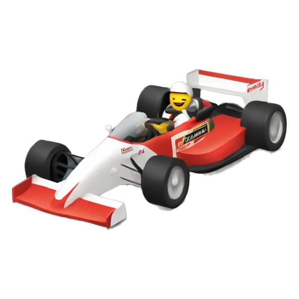 Driving in Vegas in a formula 1 car sticker