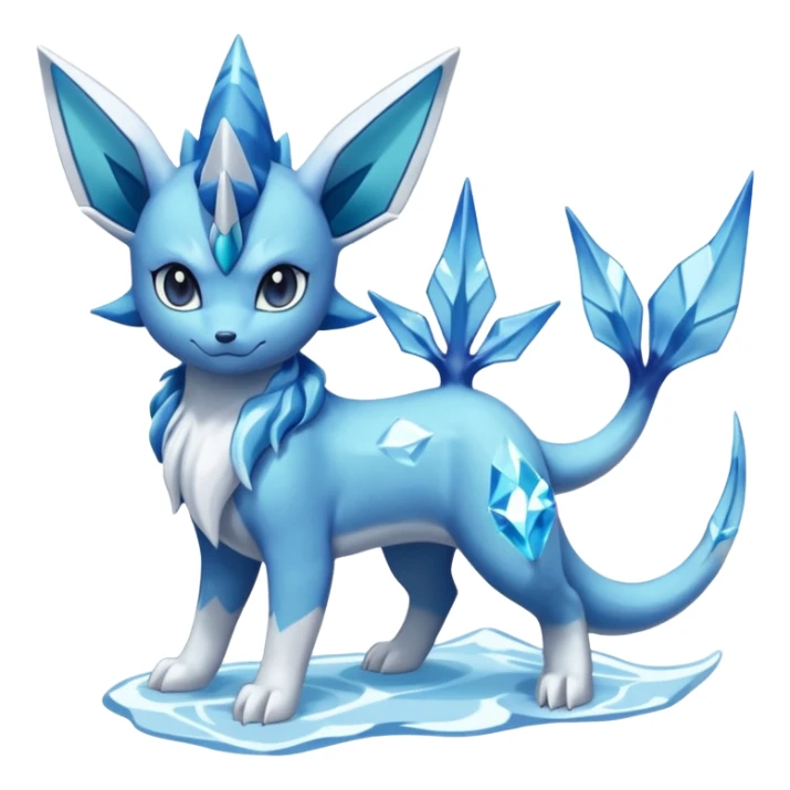 Vaporeon-Glaceon-Suicune-Amaura-Dialga-fusion sticker