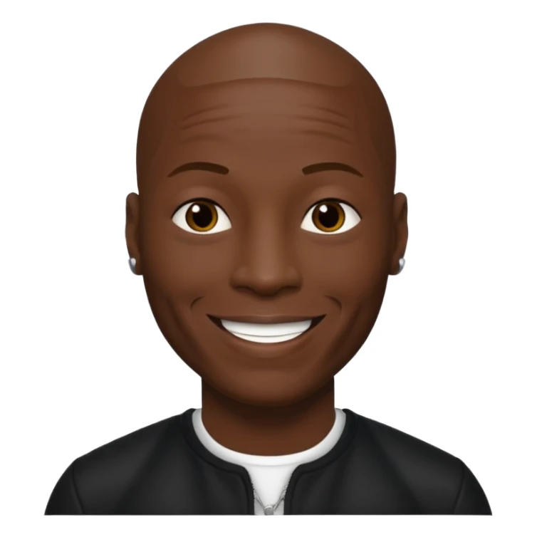 Tyrese Gibson with black outfit sticker