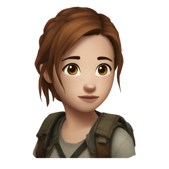 Ellie the last of us Little bit dezoom sticker