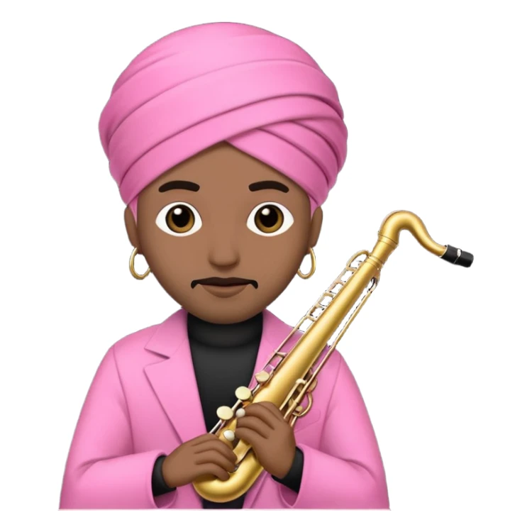 pink musician black qoman  sticker