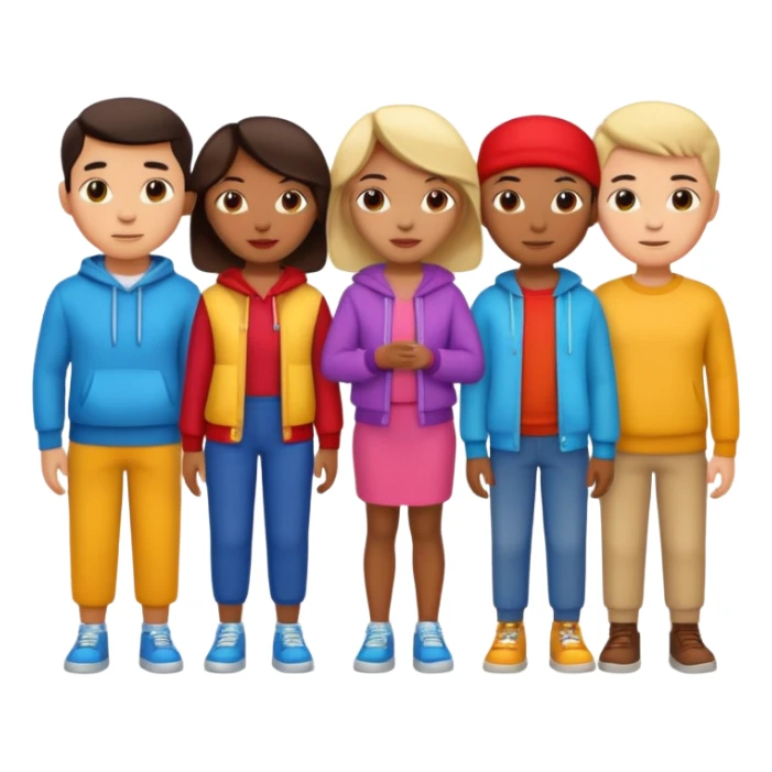 cartoon characters sticker