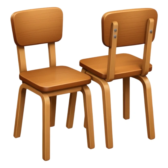 Wooden chairs sticker