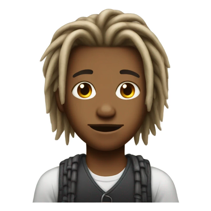 Boy no temper fade haircut with dreads ￼ sticker