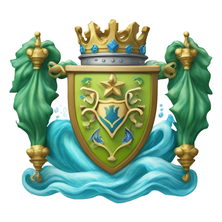 Water league coat of arms sticker