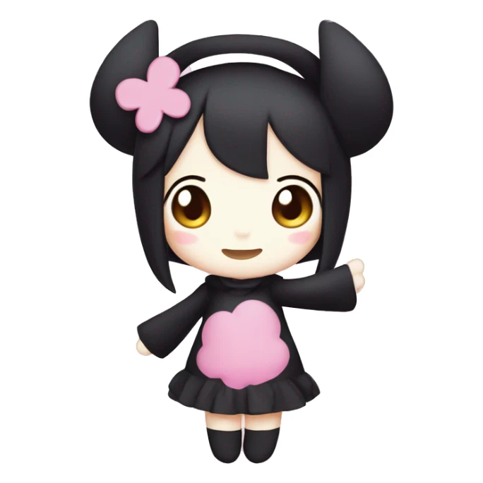 kuromi my melody sticker