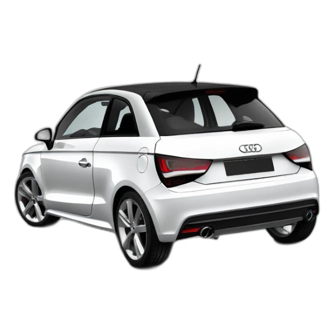 amalfi white Audi a1 s line 2011 sticker