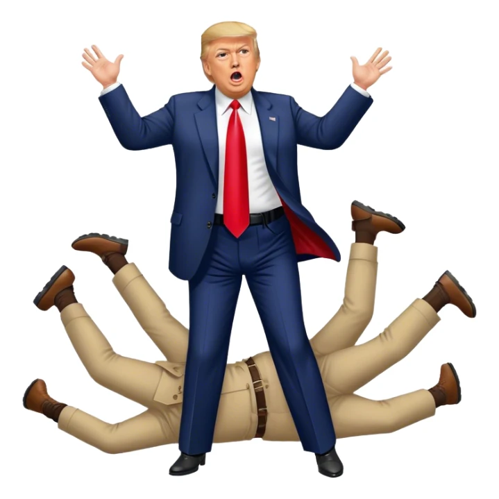 President Trump kicking out illegal immigrants sticker