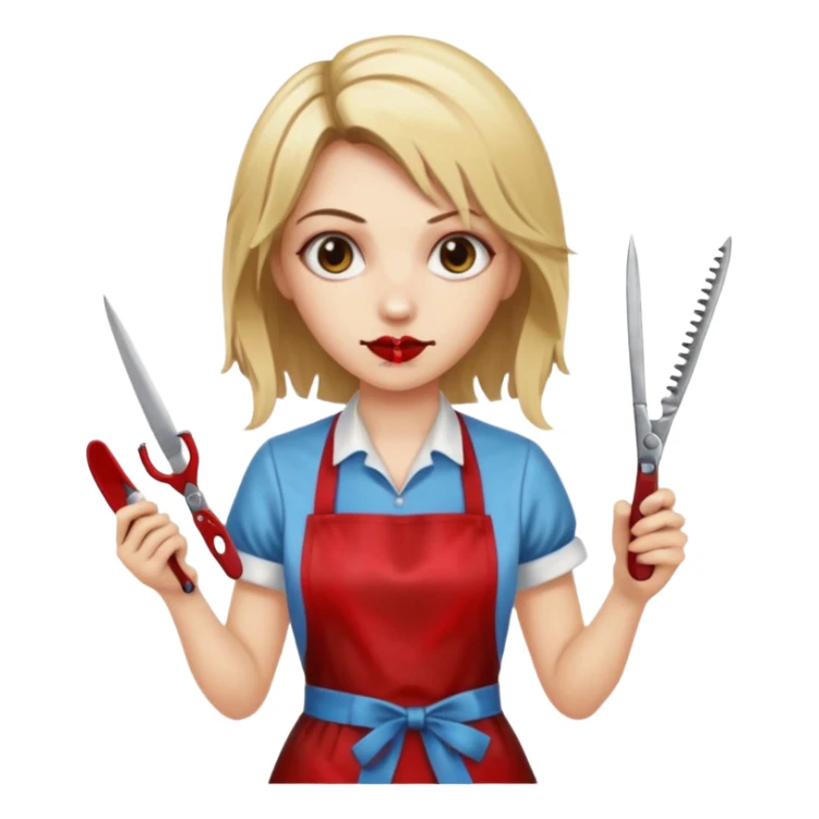 bloody hairdresser sticker