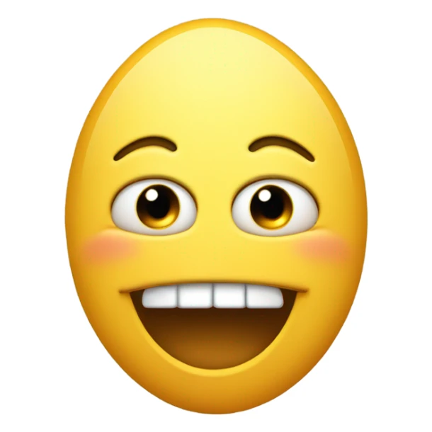 Fake crying laughing emoji sticker