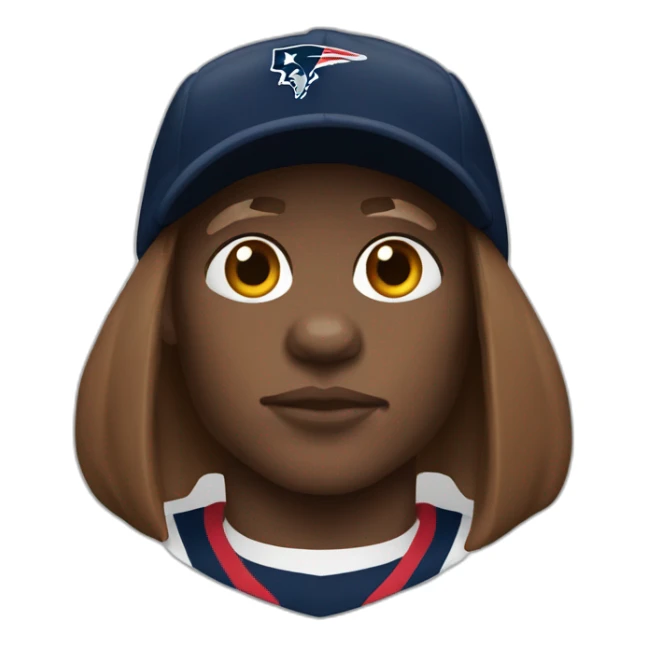 New England Patriot Viszla sticker