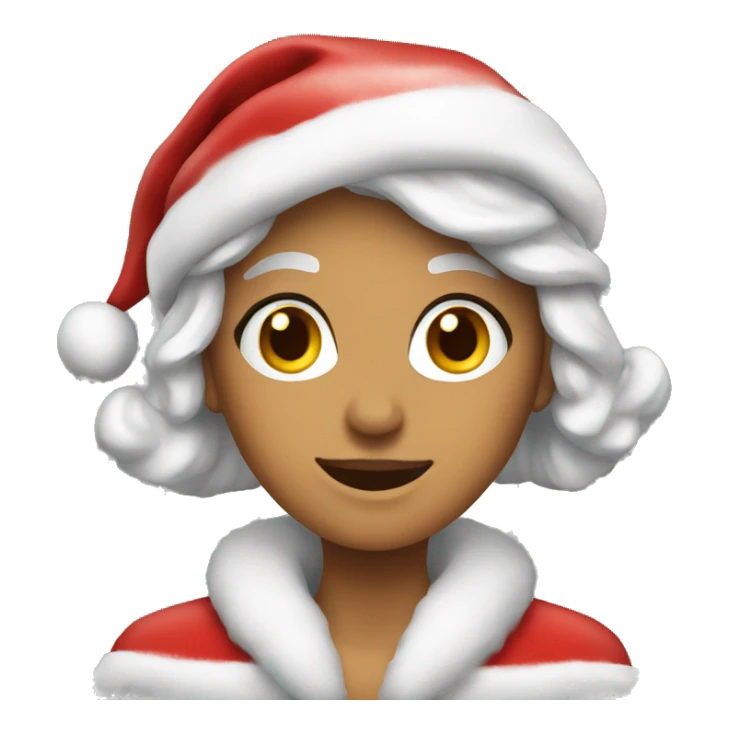 santa claus wife sticker