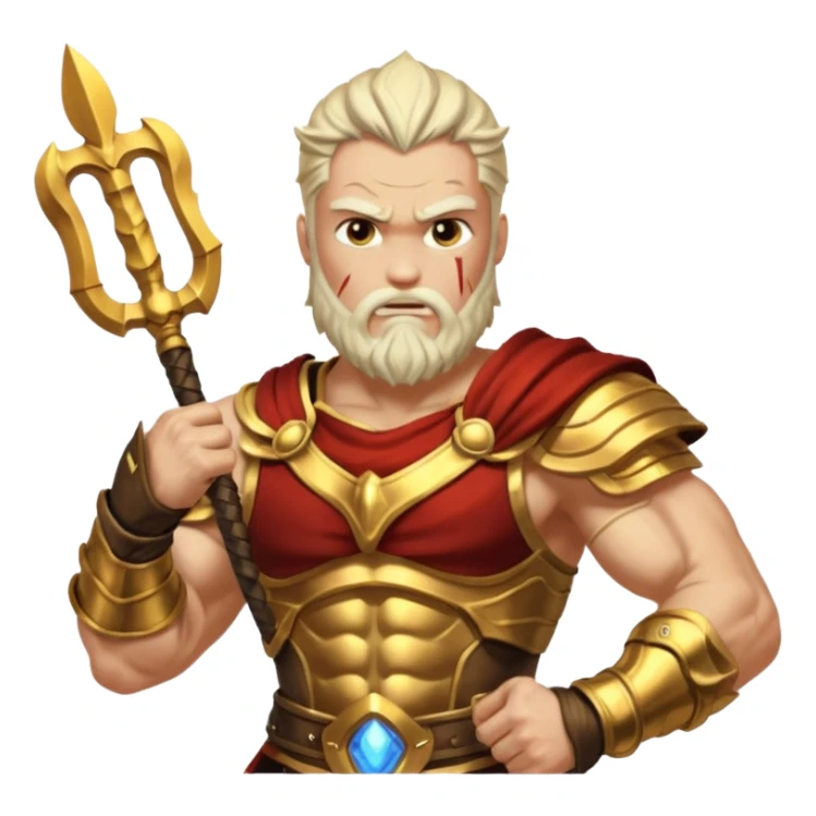 fight between Zeus and kratos  sticker