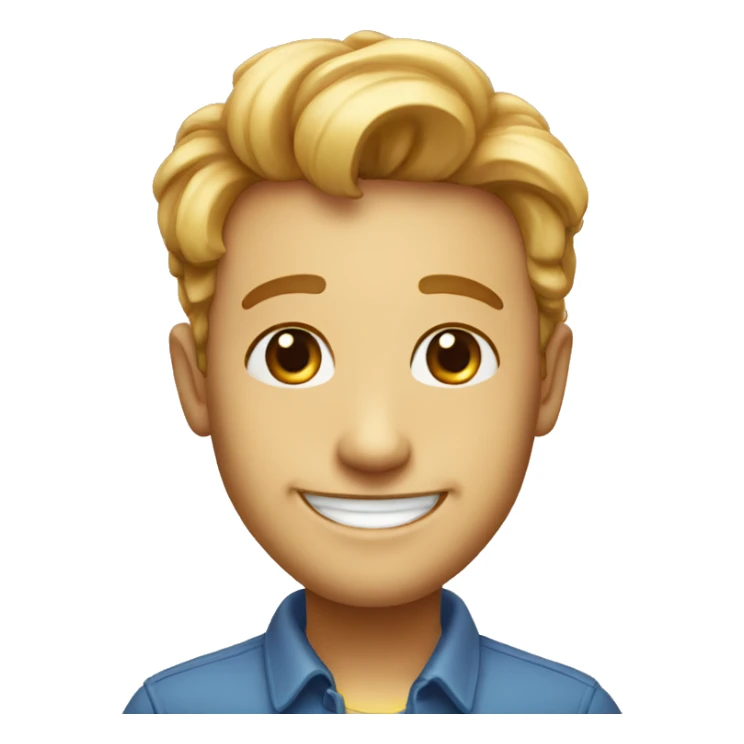 friendly smile from friend Riccardo  sticker