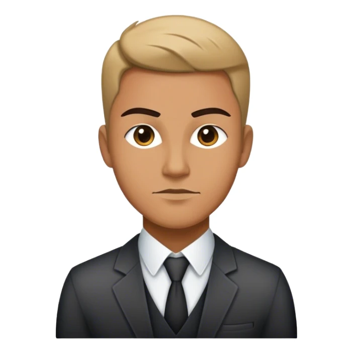 30-year-old professional, they balance a smart, put-together style with subtle edgy elements that hint at their fascination with crime and psychology. sticker