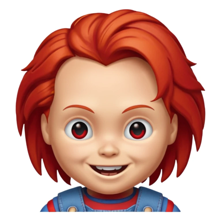 Un emojin de chuky sticker