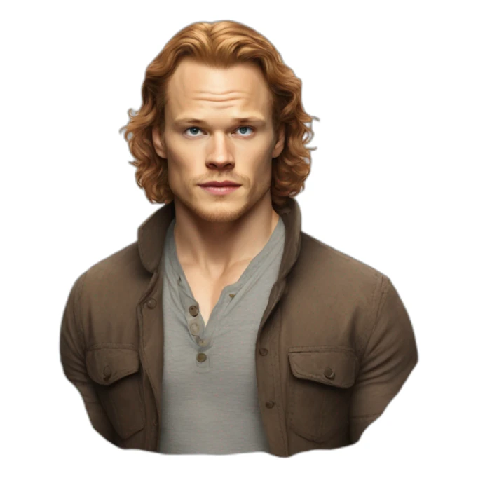 Sam heughan sticker