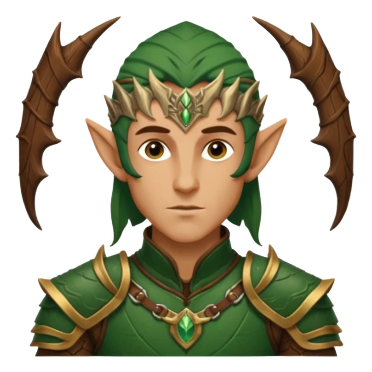 ESO male wood elf sticker