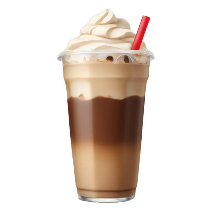 Chocolate iced latte sticker