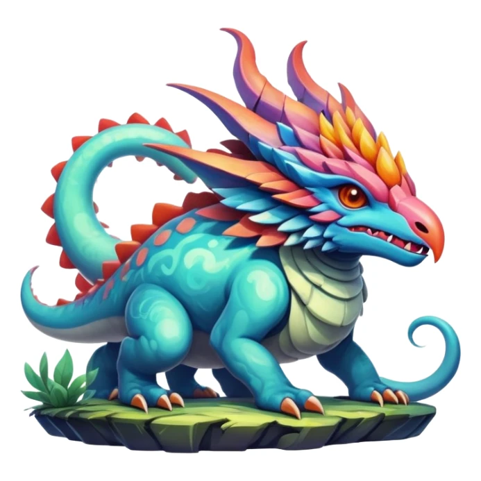  Epic painted artistic abstract complex detailed aesthetic-Fakémon-creature-scenery sticker