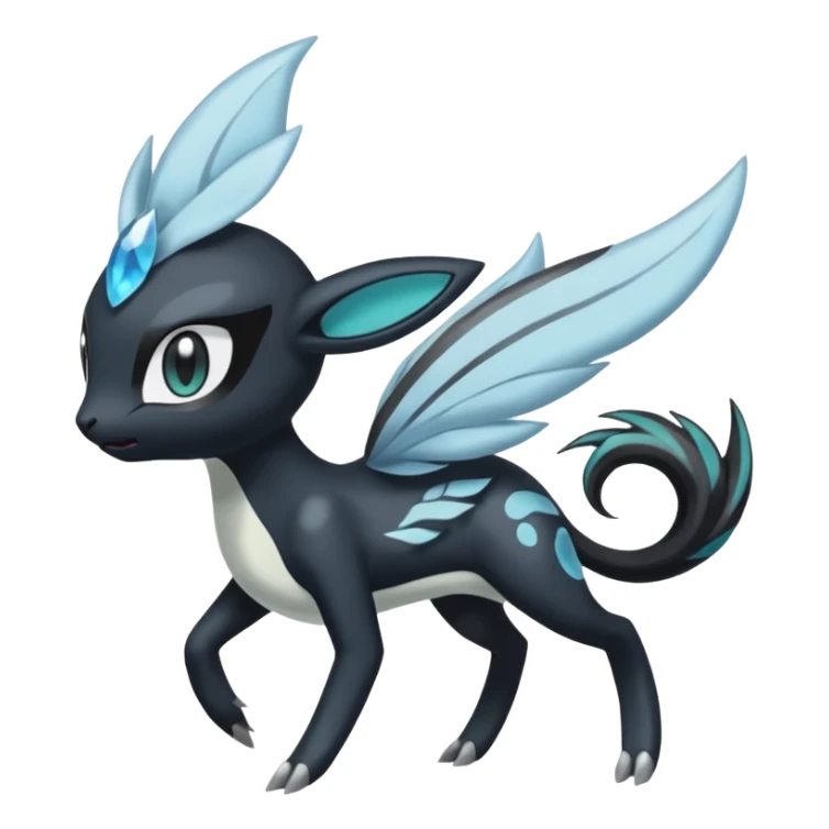 Meloetta-Nargacuga-Amaura-Pokémon-Fakémon-fusion-hybrid-creature sticker