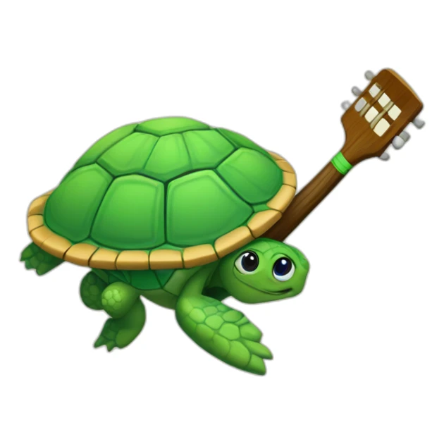 Tortuga jugando pádel sticker