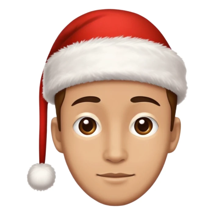 Lamine yamal with a christmas hat sticker