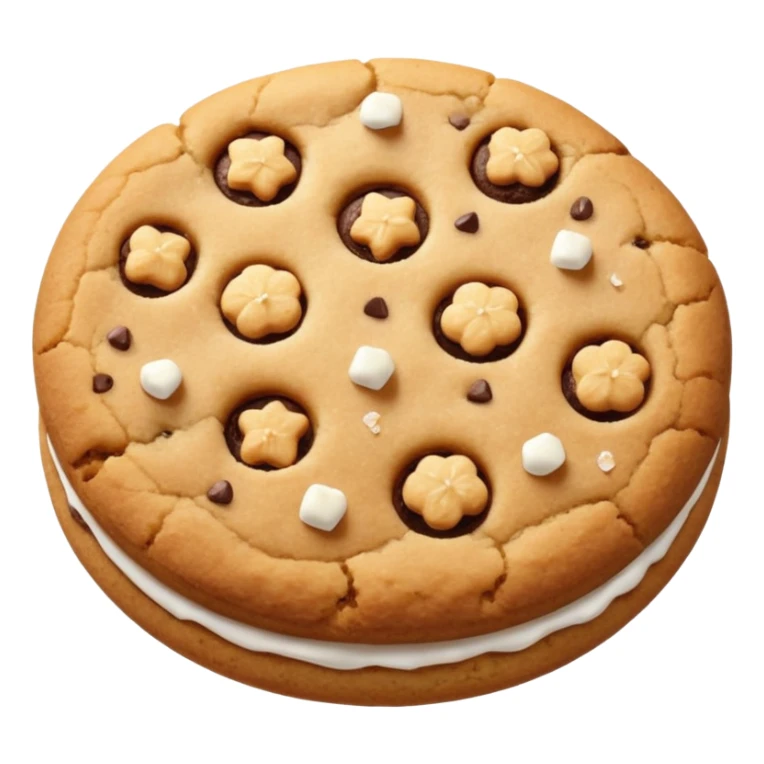 a pair of cookies without Chocolate sticker