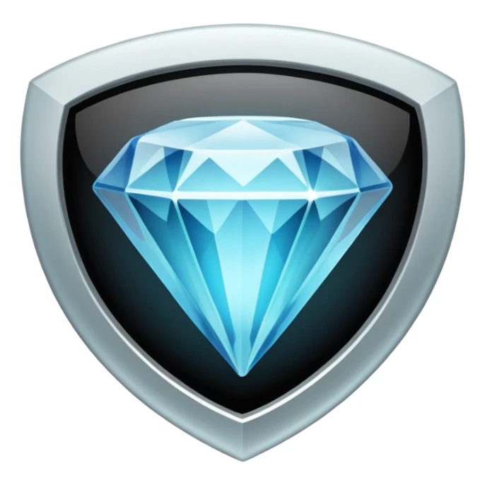 diamond video play button sticker