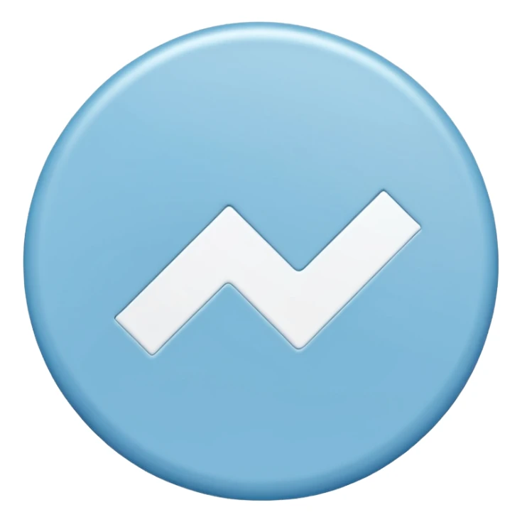 light blue circle  with white check mark in the middle  sticker